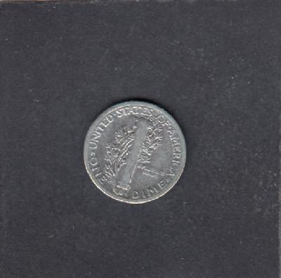 Beschrijving: 1 Dime MERCURY